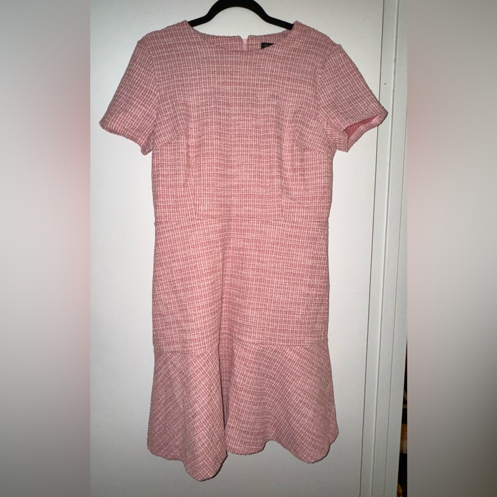 Ann Taylor Pink Tweed Dress Size 8 – New With Tags